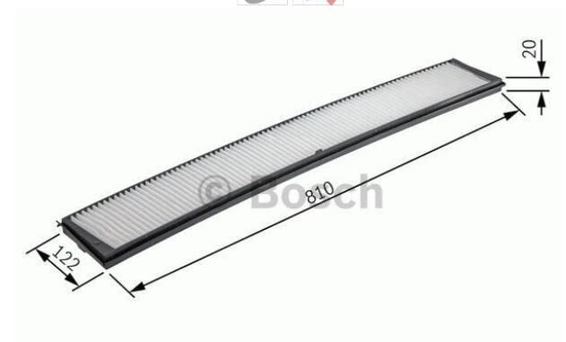 KABİN FİLTRESİ KARBONLU-BMW-E81 E82 E87 E90 E90LCI E91 E92 E93 E84