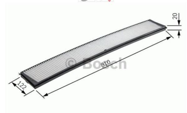 KABİN FİLTRESİ KARBONLU-BMW-E81 E82 E87 E90 E90LCI E91 E92 E93 E84