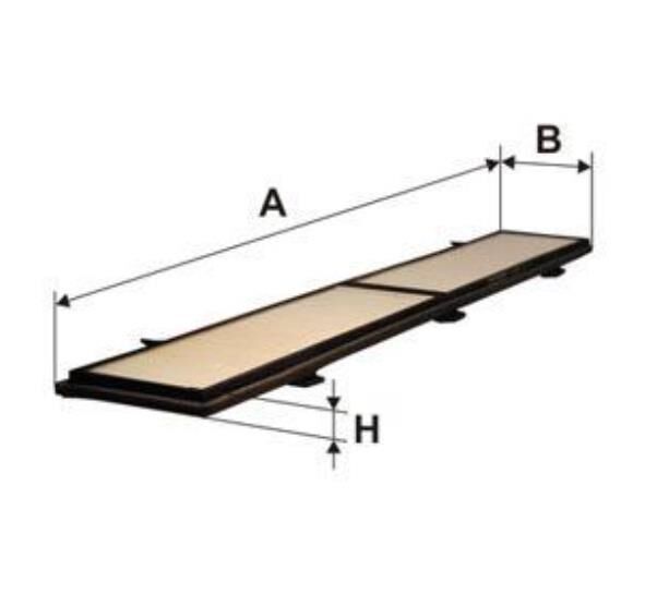 KABİN FİLTRESİ KARBONLU-BMW-E81 E82 E87 E90 E90LCI E91 E92 E93 E84