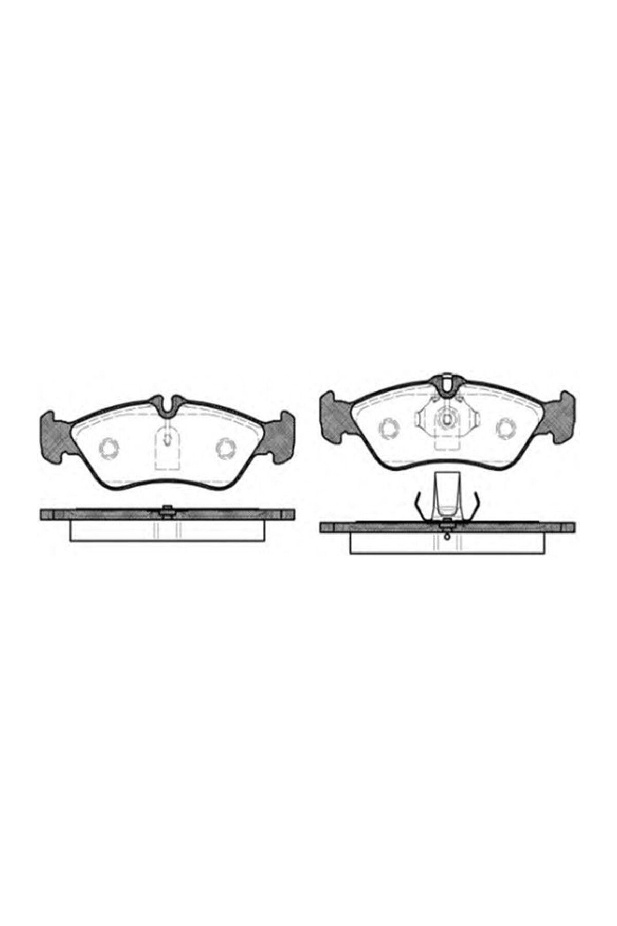 Arka Fren Balatası MGA 55214 Volkswagen LT 35 / Mercedes-Benz Sprinter 2000-2006