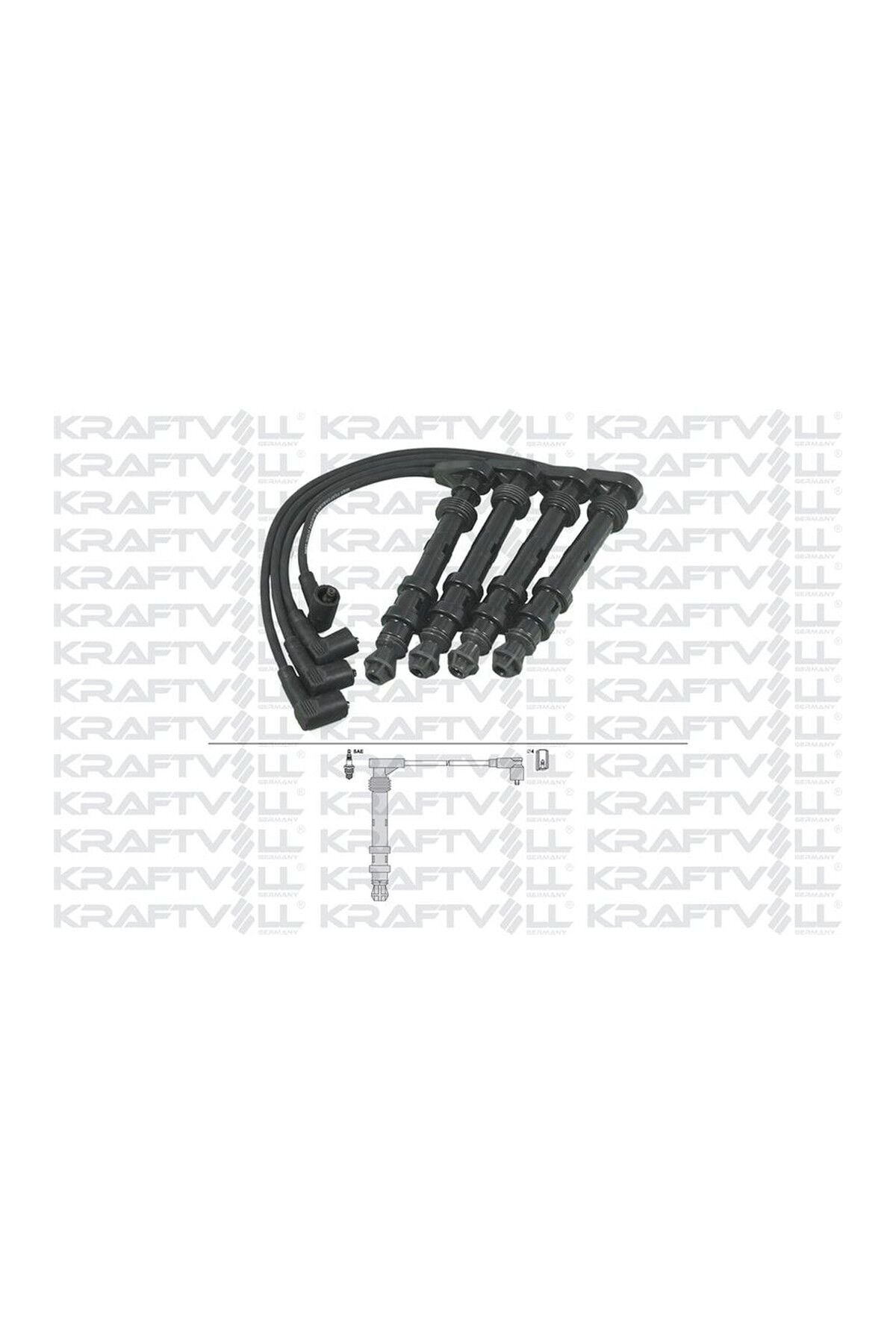 Buji Kablosu Kraftvoll KVOLL05070198 Fiat Marea / Palio / Brava