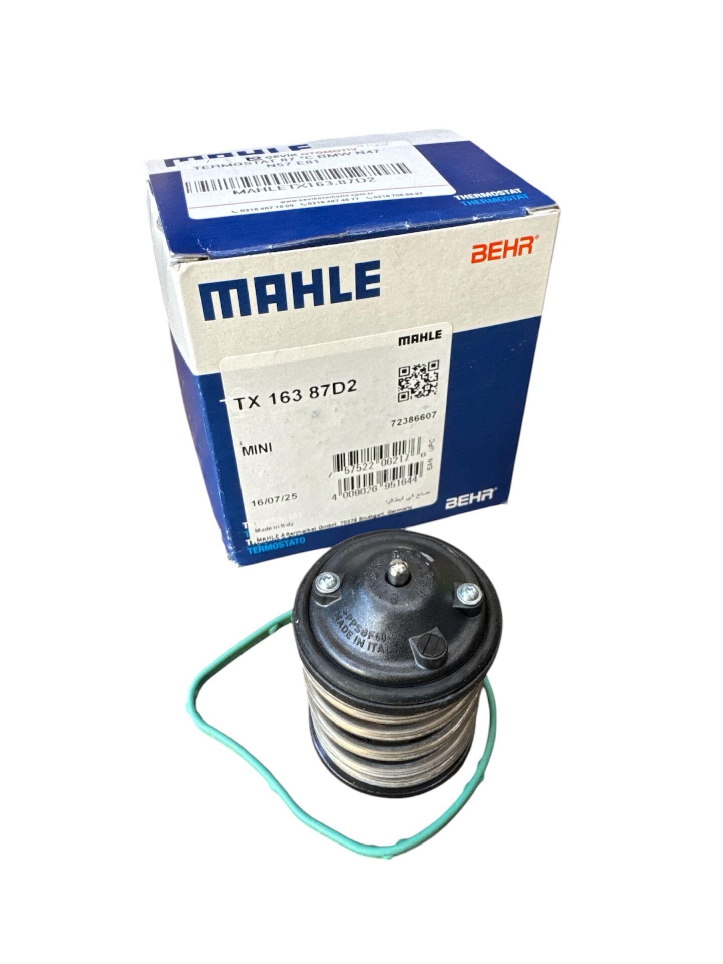 TERMOSTAT 87 °C / BMW N47-N57-E81-E82-E87-E88-E90-E91-E92-E93-E60-E61-F10-E83(10-18)/TX163.87D2-11517805192