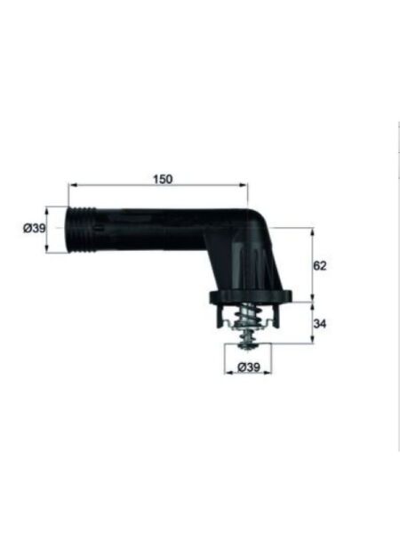 BMW TERMOSTAT E34-E36-E36 Z3 M43 (94-99) / 11531739755-Tİ2095