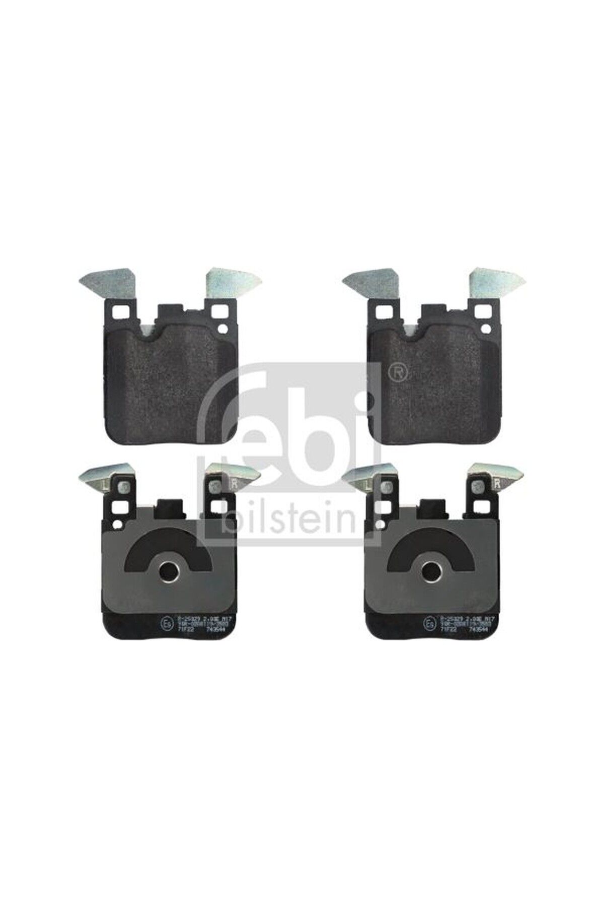 Arka Fren Balatası FEBI 16909 BMW F20 F21 F22 F23 F30 F31 F34 F32 F33 F36