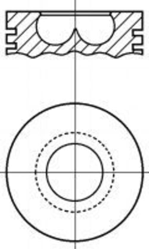 PİSTON 80.50MM / BMW E36-E34-E39-E38- RANGE ROVER 2,5 / 186592093-8711980000-94347620