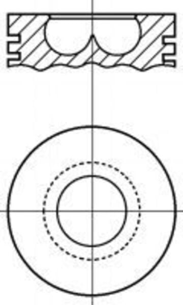 PİSTON 80.50MM / BMW E36-E34-E39-E38- RANGE ROVER 2,5 / 186592093-8711980000-94347620