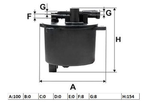 YAKIT FILTRESI / PEUGEOT 407-508-607 - FREELANDER / -12305
