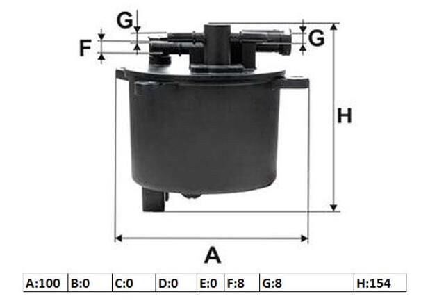 YAKIT FILTRESI / PEUGEOT 407-508-607 - FREELANDER / -12305