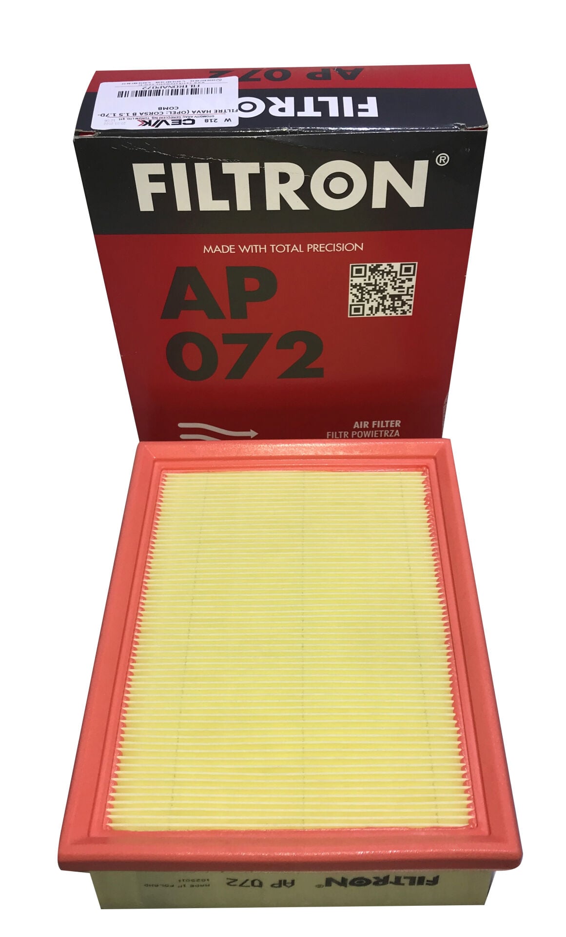 Hava Filtresi Filtron AP072 Opel Corsa B / Combo OEM 90469336