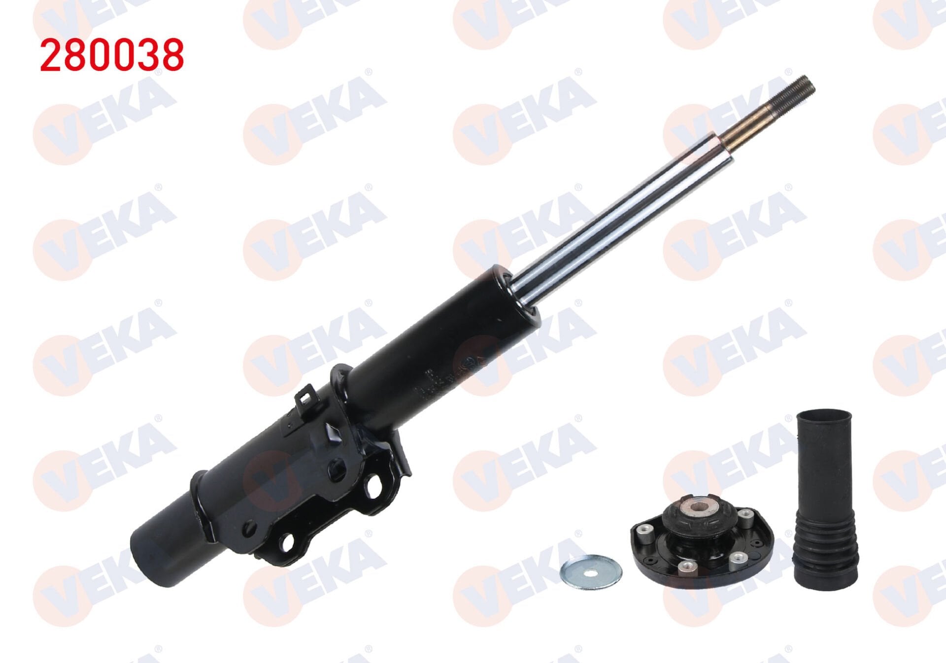 Ön Amortisör ve Takozu Tek Teker Veka 280038 Sprinter 2006-2018 / 2018+ 651/654 Motor Crafter 2006-2018 OEM 9063200433