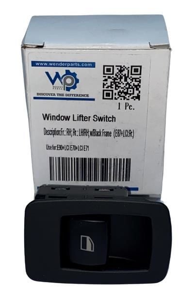 ÖN SAĞ CAM AÇMA DÜĞME SİYAH / E90-E70-E71 / A61316945874