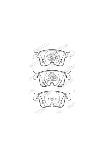 Ön Balata Kablolu Ferodo FDB5349 Volkswagen Golf 2020+ / Audi A3 2020+ / Skoda Octavia 2020+ OEM 5WA698151N