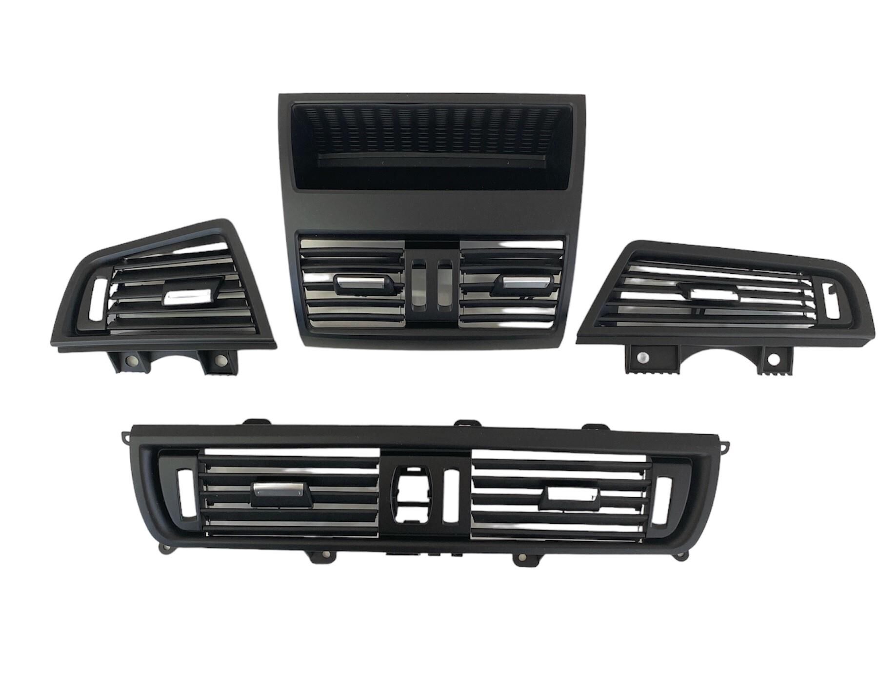 KLİMA-KALORİFER IZGARASI SİYAH / BMW F10 LCI / A64229166885S4