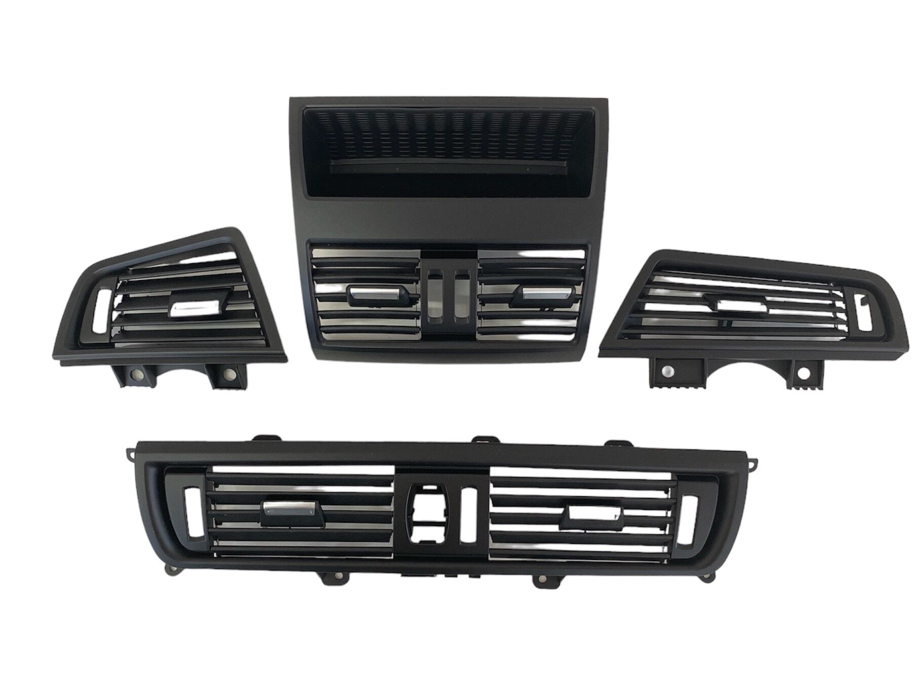 KLİMA-KALORİFER IZGARASI SİYAH / BMW F10 LCI / A64229166885S4