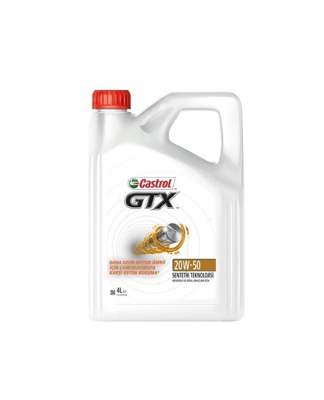 Motor Yağı Castrol GTX 20W-50 4 L 20W50-4LT
