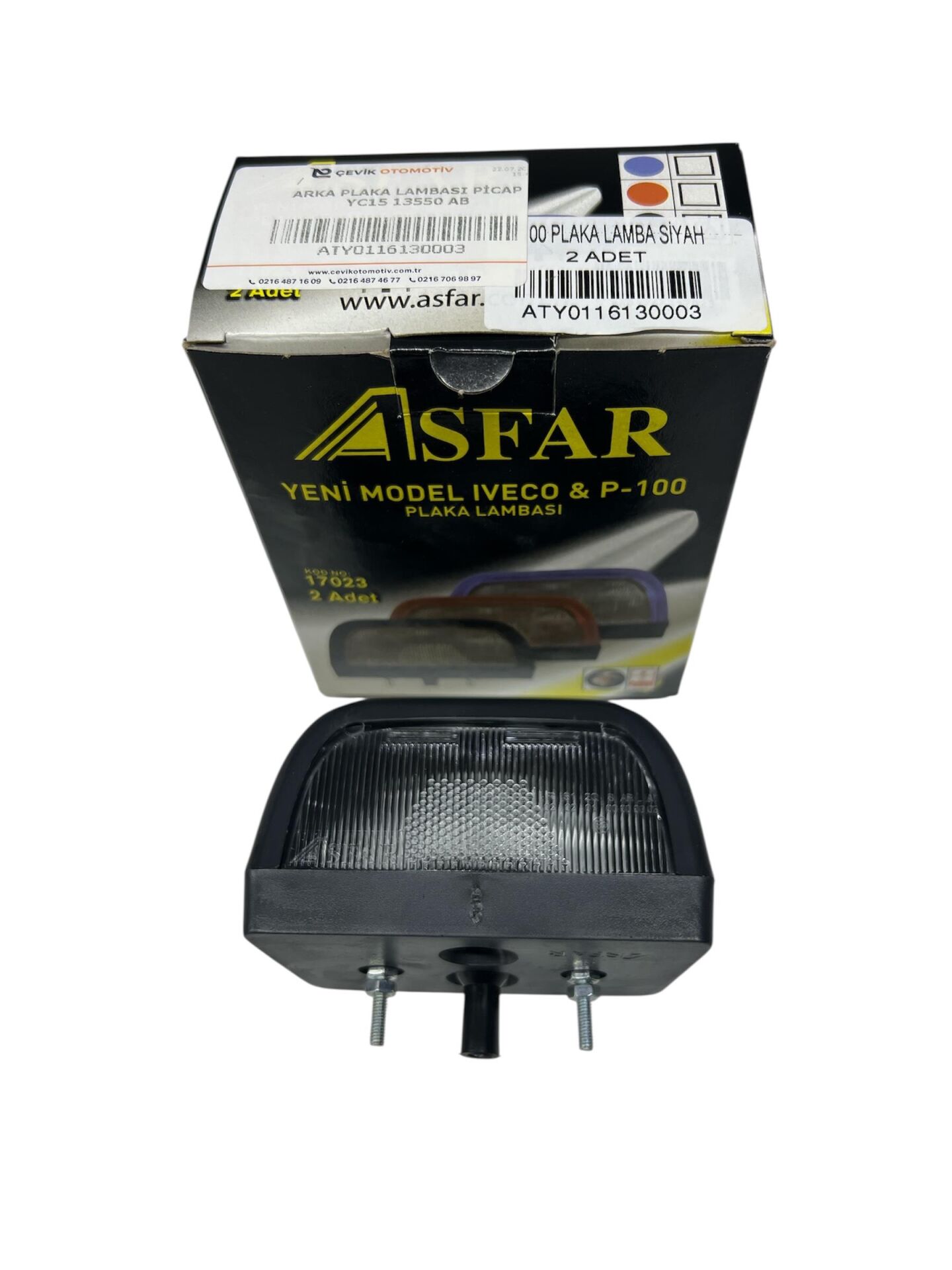 ARKA PLAKA LAMBASI PİKAP / FORD TRANSİT V184-V347 / YC15 13550 AB