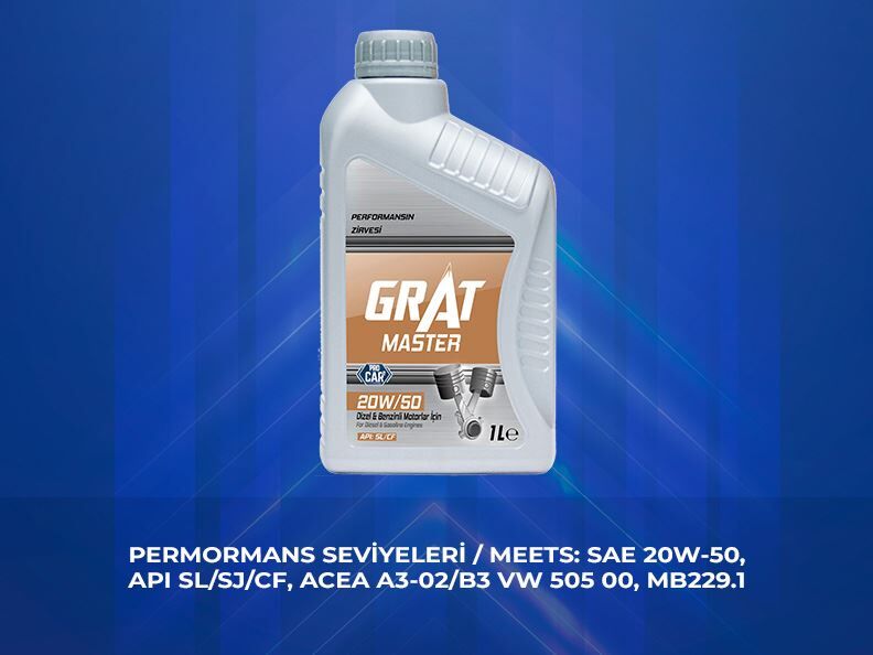 Motor Yağı GRAT 20W-50 1 L 620501