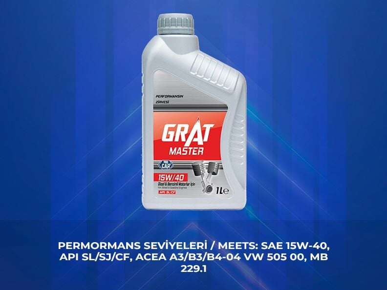 Motor Yağı GRAT 15W-40 1 L 615401