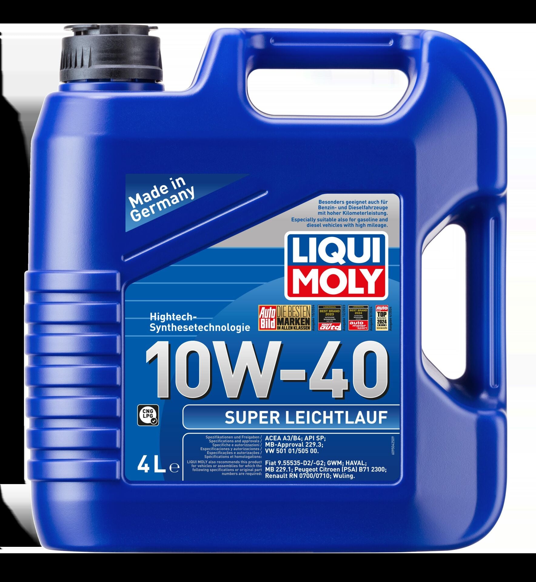 Motor Yağı Liquimoly Leichtlauf 10W-40 4 L LQM-9504