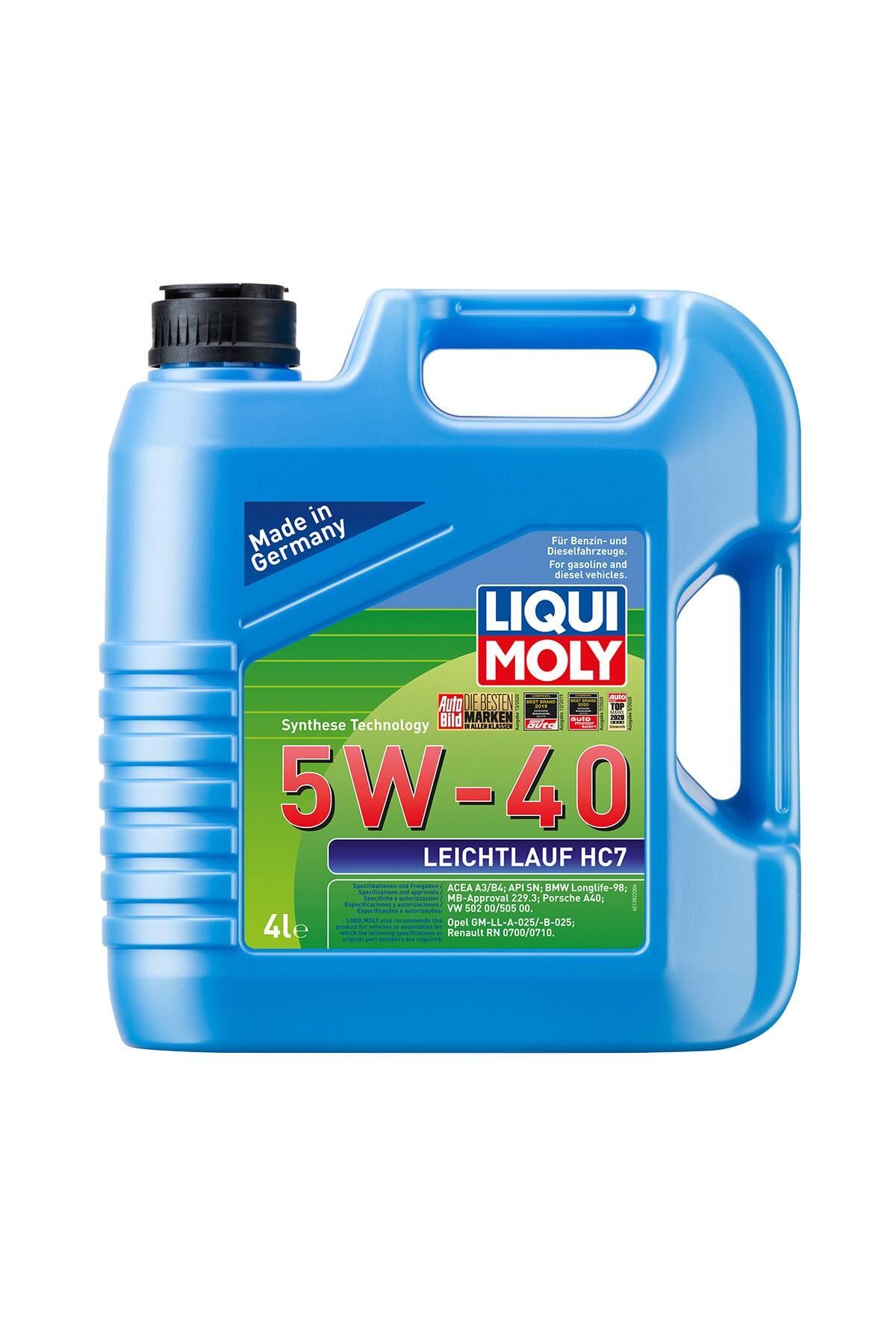 Motor Yağı Liquimoly Leichtlauf 5W-40 4 L LQM-1382