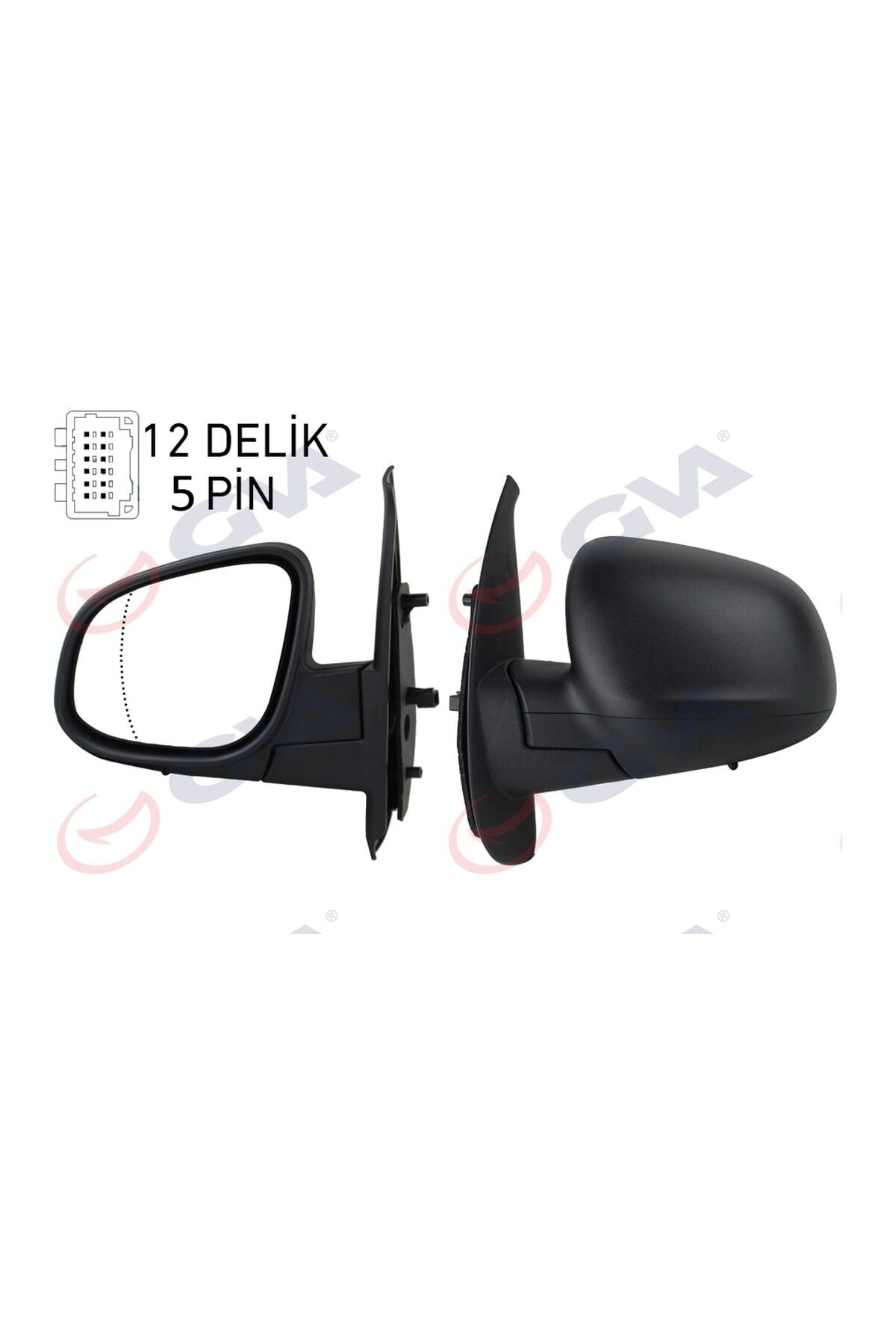 Sol Dış Dikiz Aynası Elektrikli GVA 1016323 Renault Kangoo 2013+
