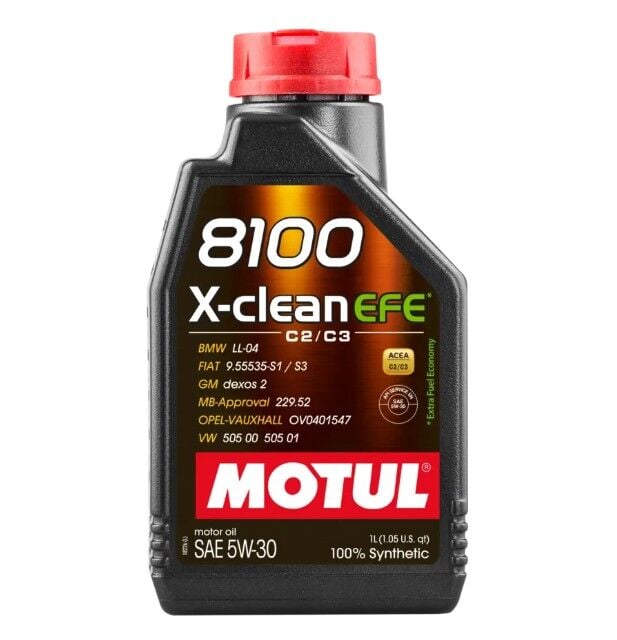 Motor Yağı Motul 8100 X-Clean EFE 5W-30 1 L 5W30-1LT
