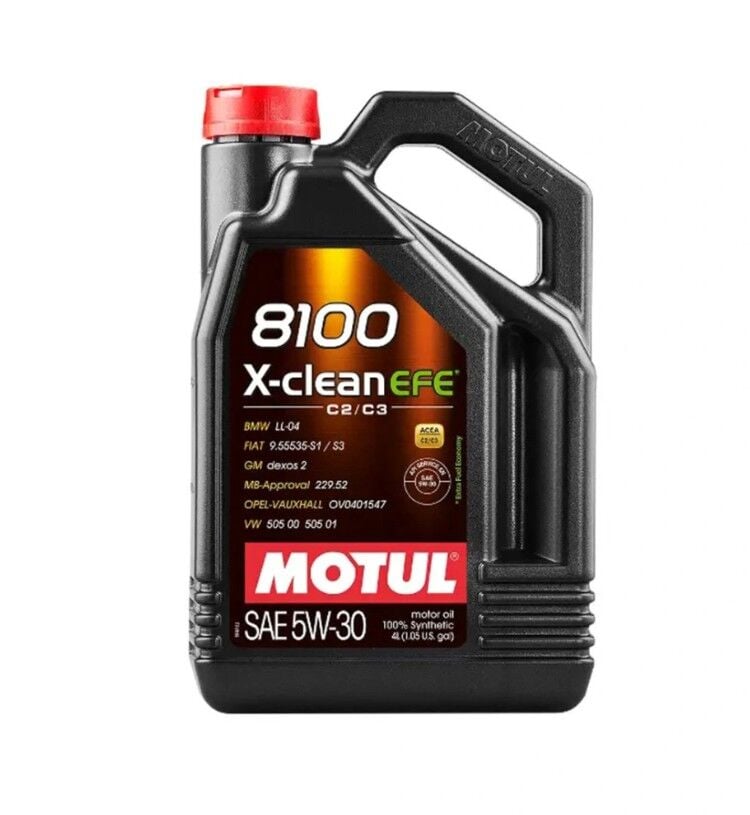 Motor Yağı Motul 8100 X-Clean EFE 5W-30 4 L 5W30-4LTP