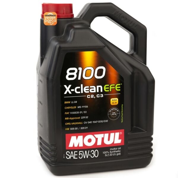 Motor Yağı Motul 8100 X-Clean EFE 5W-30 5 L 5W30-5LT/EFE