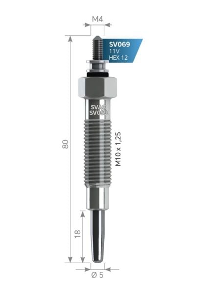 Kızdırma Bujisi Svac SV069