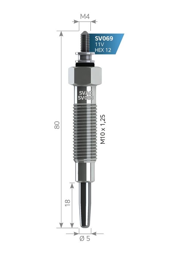 Kızdırma Bujisi SVAC SV069