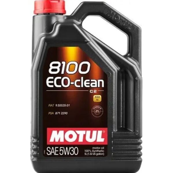 Motor Yağı Motul 8100 Eco-Clean 5W-30 5 L 5W30-5LTECO