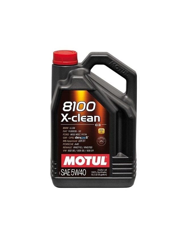 Motor Yağı Motul 8100 X-Clean 5W-40 5 L 5W40-5LTCLEAN