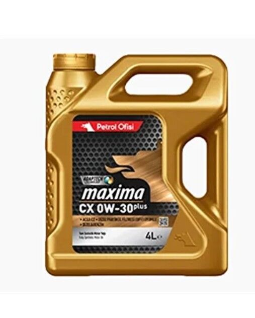 Motor Yağı Petrol Ofi̇si̇ Maxima 0W-30 4 L P.OFIS0W30-4LTCX