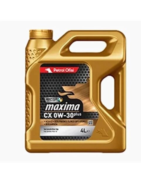 Motor Yağı Petrol Ofi̇si̇ Maxima 0W-30 4 L P.OFIS0W30-4LTCX