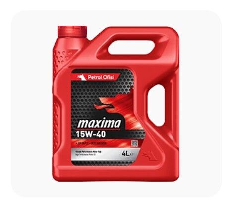 Motor Yağı Petrol Ofi̇si̇ Maxima 15W-40 4 L P.OFIS15W40-4LT