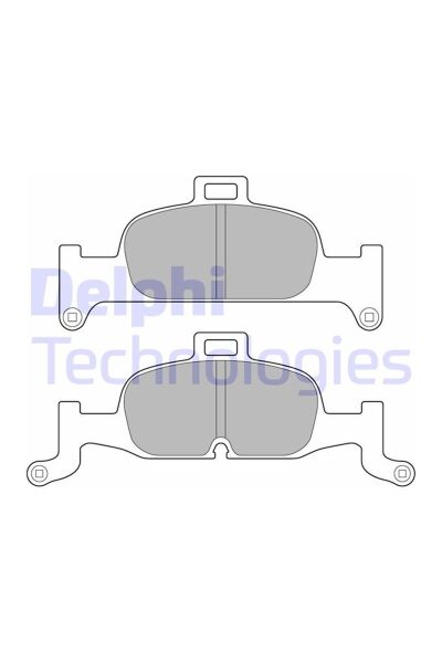 Ön Fren Balatası Delphi LP3239 Audi A4