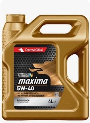 Motor Yağı Petrol Ofi̇si̇ Maxima 5W-40 4 L P.OFIS5W40-4LT