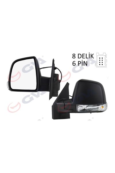 Sol Dış Dikiz Aynası Elektrikli Tek Camlı GVA 1029176 Fiat Doblo III