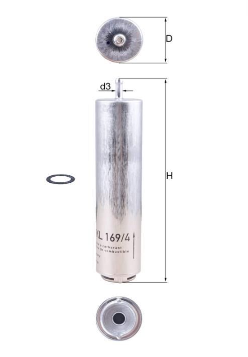 YAKIT FİLTRESİ BMW-M47N2-N47-M57-N57-E81-E82-E87-E90-E92-E93-E60-E61-F10-F11-F12-E83-E70-F15-E71-F16