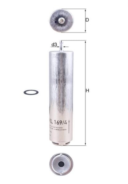 YAKIT FİLTRESİ BMW-M47N2-N47-M57-N57-E81-E82-E87-E90-E92-E93-E60-E61-F10-F11-F12-E83-E70-F15-E71-F16