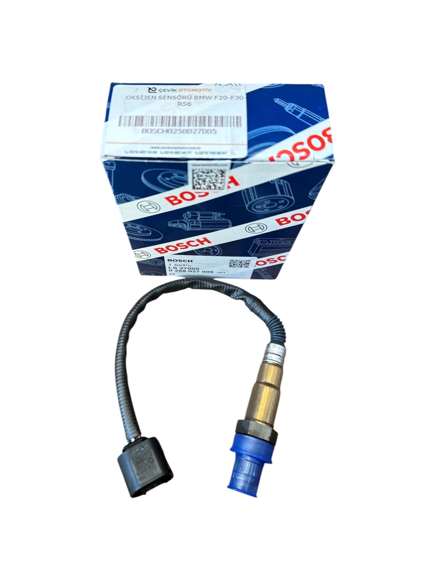 Oksijen Sensörü Bosch 0258027005 BMW F20 F21 F30 F80 F01 F02 F03 F04 2010-2018 N13 N62 OEM 11787595353