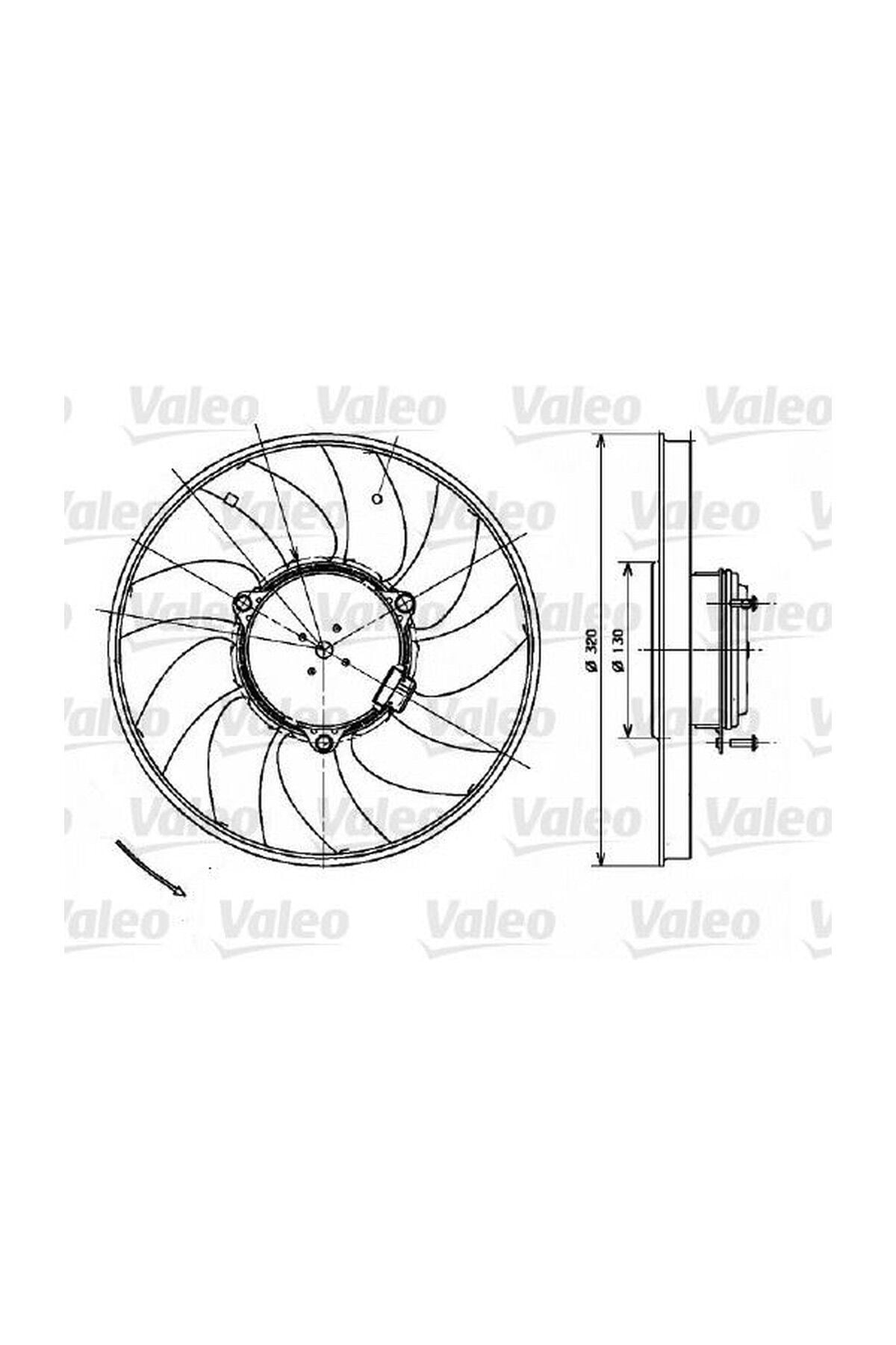 Fan Motoru Valeo 696083 Mercedes-Benz Sprinter