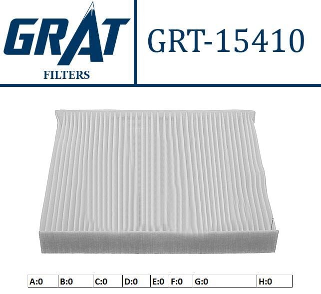 Polen Filtresi Karbonlu GRAT 15410/C Polo / Fabia / Ibiza OEM 6R0819653