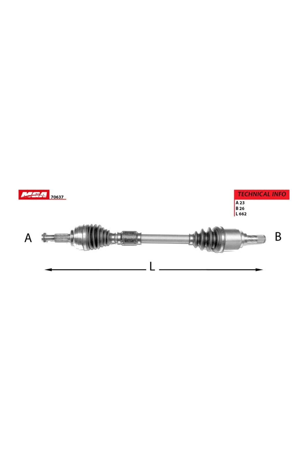 Sol Aks Komple MGA 70637 Renault Clio III 2005-2012 / Clio IV 2012-2021