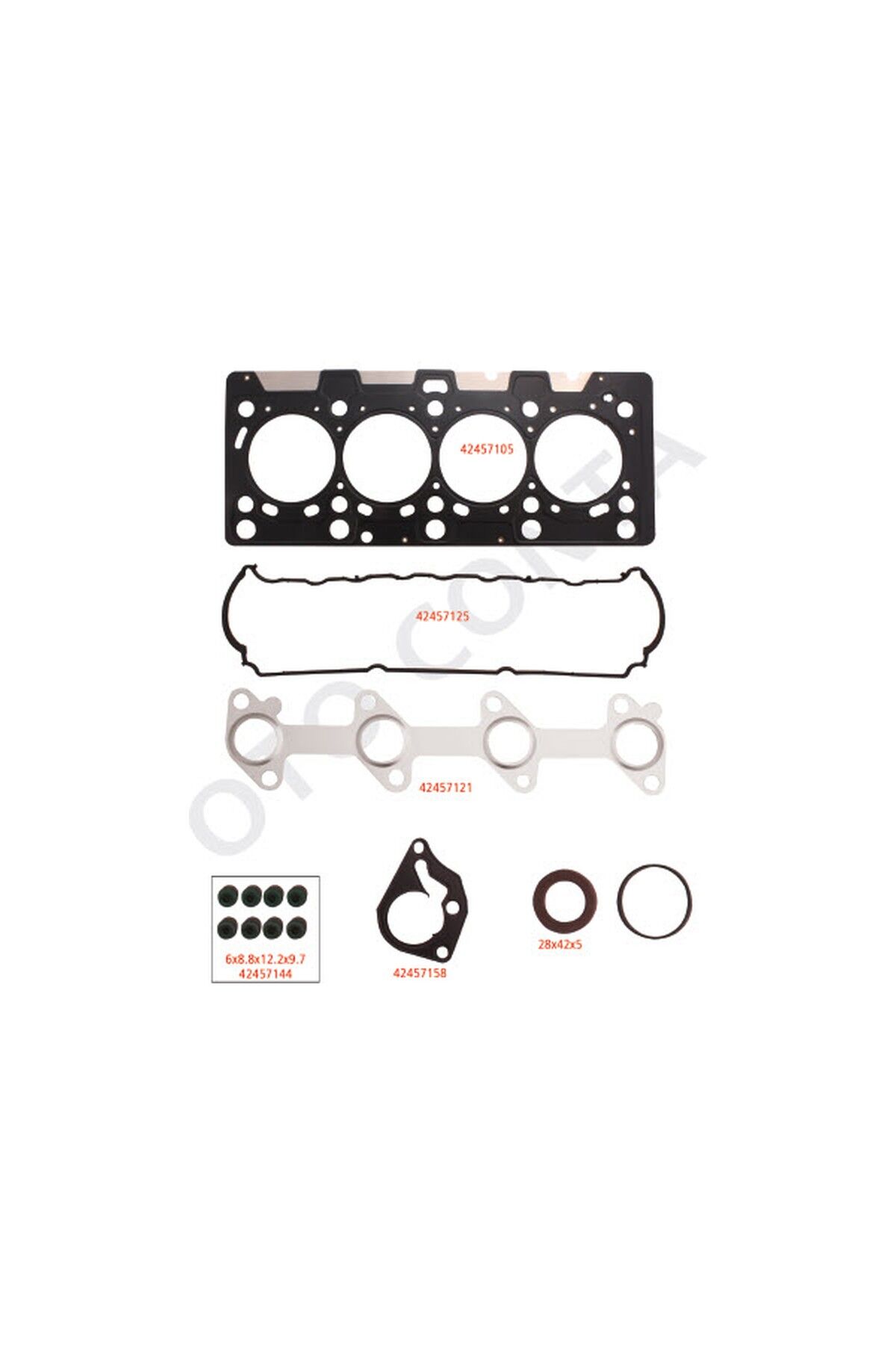 Motor Full TK Keçeli Subap Lastikli Otoconta OTC42457102 Renault Clio