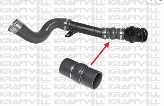 Turbo Hortumu Küçük Kraftvoll KVOLL10031527 Renault Megane IV 2016-2024 / Clio IV 2012-2021 / Scenic IV 2016-2022