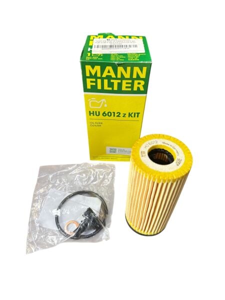 Yağ Filtresi MANN HU6012ZKIT BMW F39 F40 F45 F46 F48 F54 F55 F56 2014+ B37 B38 B48 OEM 11428593186