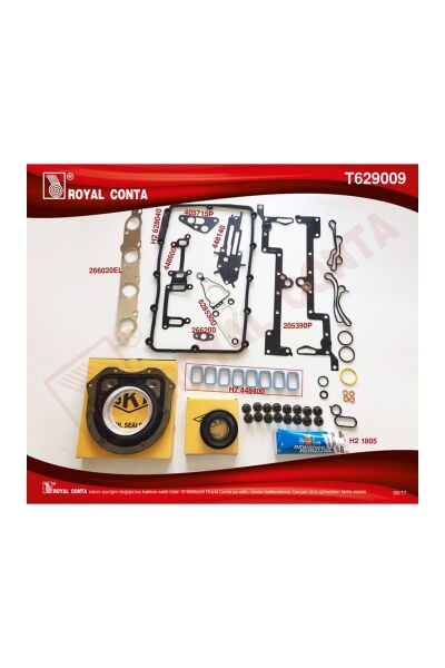 Tam Takım Conta Keçeli Lastikli Royal T629009 Ford Transit V363 Arkadan İtişli OEM BK3Q 6008 AA