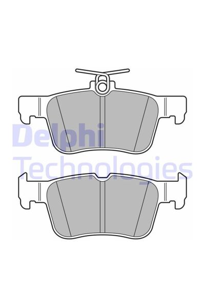 Arka Fren Balatası Delphi LP3590 Ford Focus IV / Kuga
