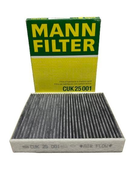 Kabin Filtresi Karbonlu MANN CUK25001 BMW F20 F20LCI F21 F22 F23 F30 F30LCI OEM 64119237555